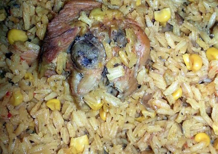 Easiest Way to Prepare Super Quick Homemade Arroz con Pollo / Rice with Chicken