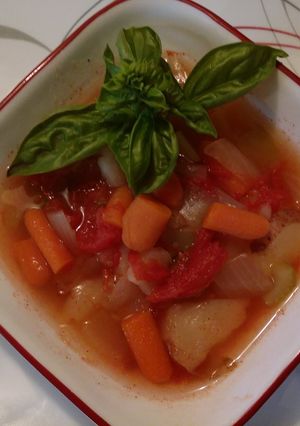 A picture of TX's Style ~ Homemade Vegetable Soup.