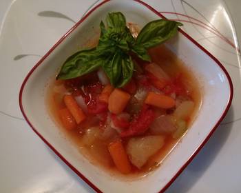 How To Cooking Recipe TXs Style  Homemade Vegetable Soup Savory Delicious