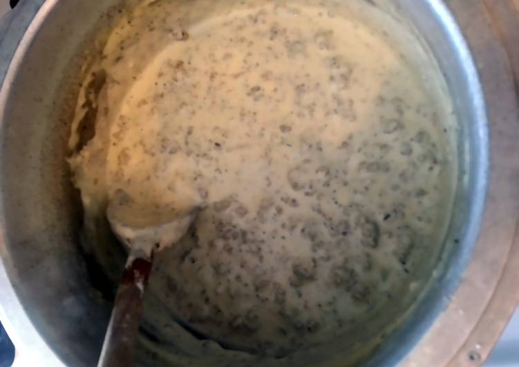 Step-by-Step Guide to Prepare Quick Biscuits and Sage Sausage Gravy