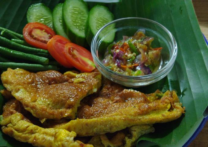Resep Telur dadar padang, Enak Banget