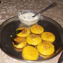 Mung daal idli A picture of Mung daal idli.