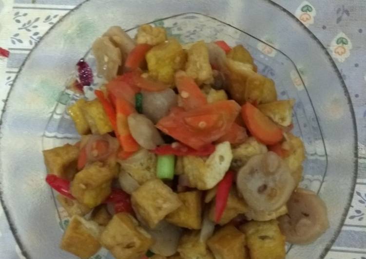 Oseng tahu bakso