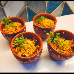 A picture of Cornflakes Bhel.