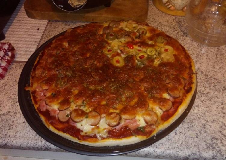 Pizza bien peruana y buenasa