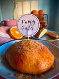 Easter Sweet Buns (“Pan quemao” o “masa de mona”)