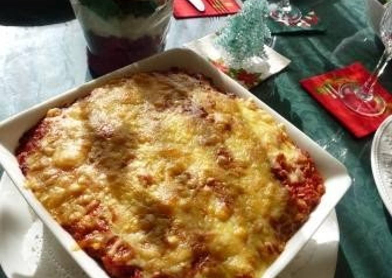 Vegetable and Kurumabu Lasagne