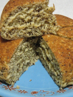 A picture of Tofu and Black Tea Cake in a Rice Cooker.