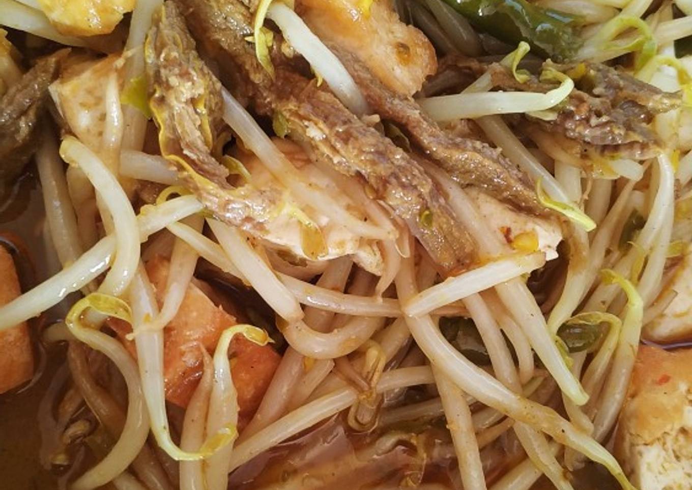 Resep Cah Toge Tahu Rendang Sambal Ijo, Bikin Ngiler