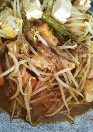 Foto resep Cah Toge Tahu Rendang Sambal Ijo