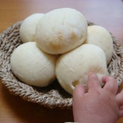 A picture of Fluffy White Bread Just Like a Baby's Cheek!.