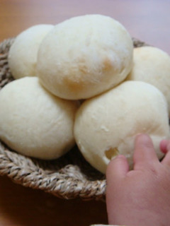 A picture of Fluffy White Bread Just Like a Baby's Cheek!.