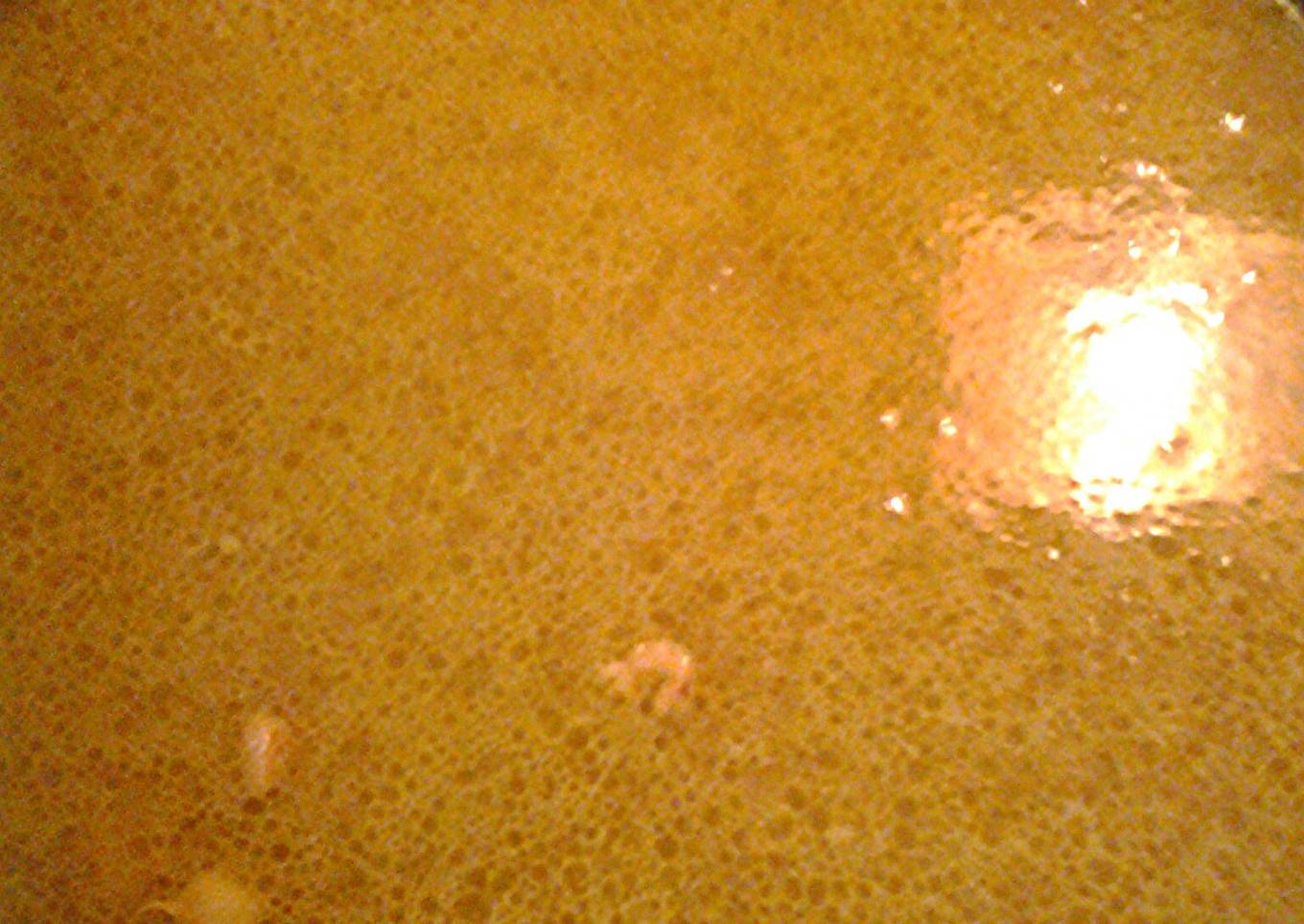 Quick light chicken broth