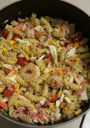 A picture of Seafood Pasta Salad.