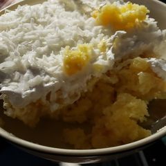 A picture of Pina Colada Cake.