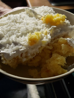 A picture of Pina Colada Cake.