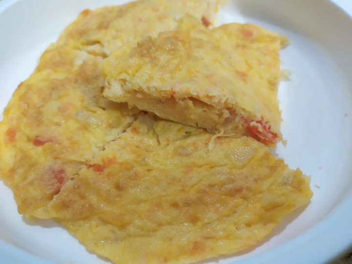 Cara Gampang Membikin Resep  Omelette 4 bintang 8m+ yang Bikin Ngiler, Enak Banget