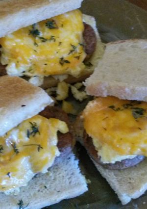A picture of Hearty healthy breakfast toasters.