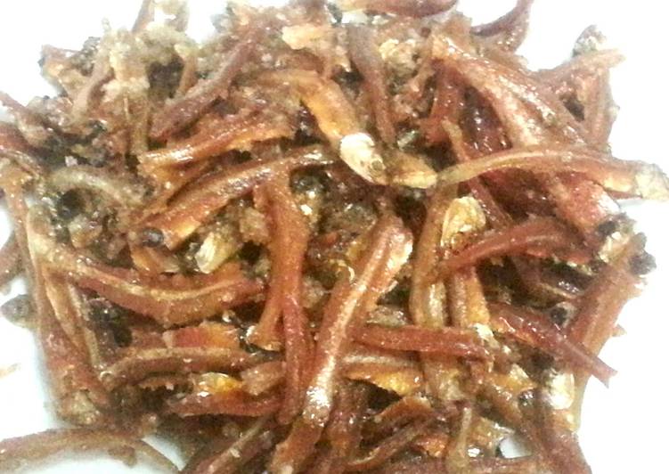 Recipe of Perfect Crispy and sweet ikan bilis