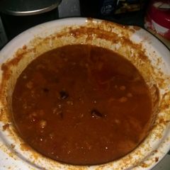 A picture of crock pot taco chili.
