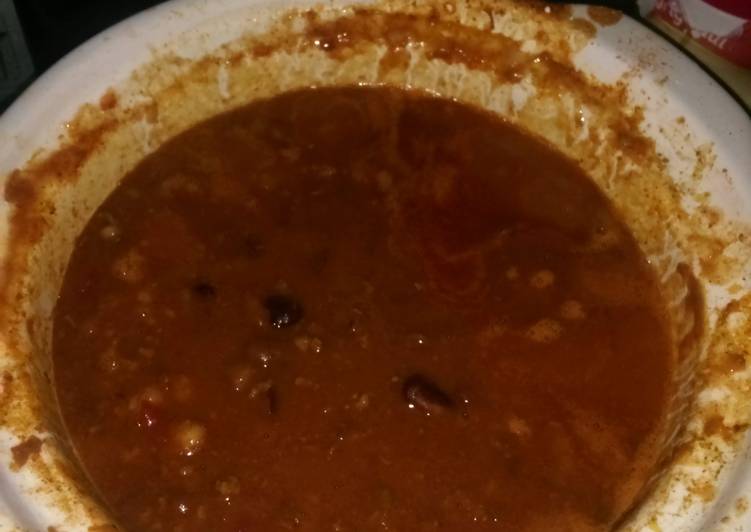 Steps to Make Award-winning crock pot taco chili