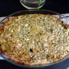 A picture of Courgettes (Zucchini) pie.