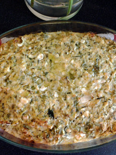 A picture of Courgettes (Zucchini) pie.