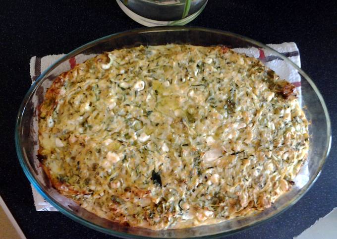 Recipe of Thomas Keller Courgettes (Zucchini) pie