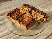 Una foto de budín avena y leche de almendras
