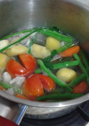 Foto resep Kaldu sayuran homemade