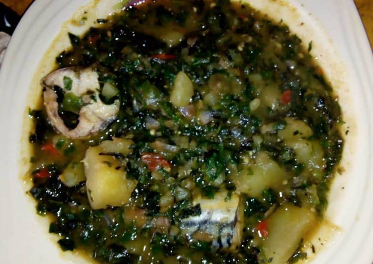 Recipe of Any-night-of-the-week Sweet potato porridge with vegetables
