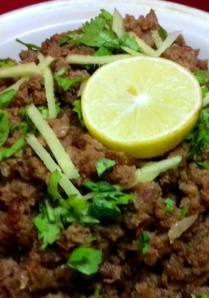 A picture of Seekh kabab Keema fry.