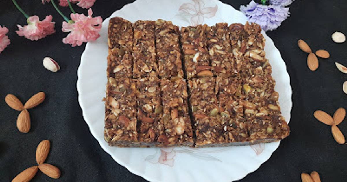 Muesli energy bar Recipe by Mukti Sahay Cookpad
