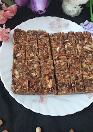 A picture of Muesli energy bar.