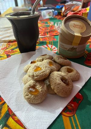 Una foto de Pepitas integrales con batata