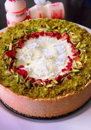 A picture of Gulab Jamun Cheesecake.