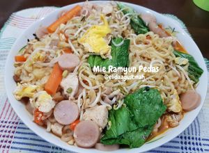 Foto resep Mie Ramyun Pedas