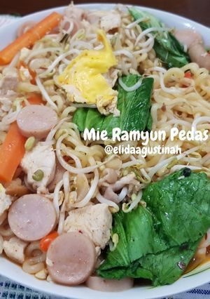 Foto resep Mie Ramyun Pedas