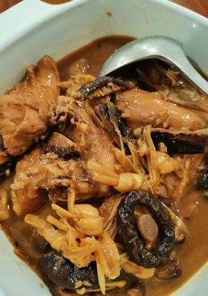 Foto resep Ayam Kecap Bunga Sedap Malam