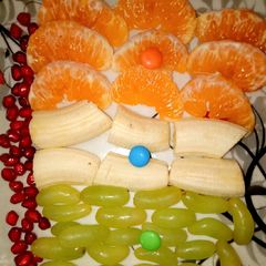 A picture of Tricolor fruits.
