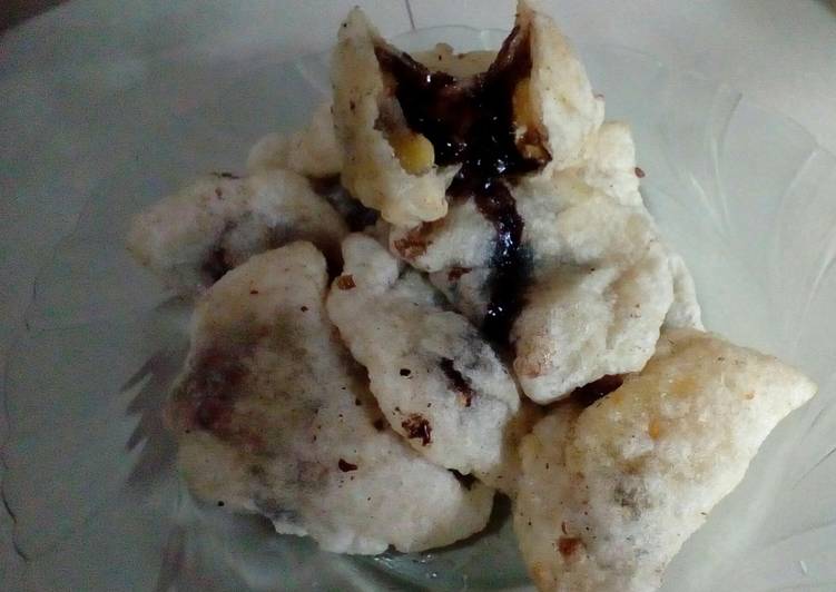 Cireng Isi pisang coklat (lumer😆)