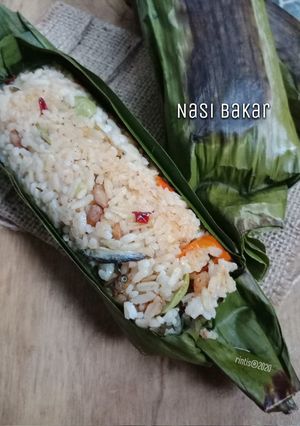 Foto resep Nasi Bakar Baby Squid & Anchovies
