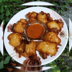 A picture of Brown Rice flour Mysore Bondas.