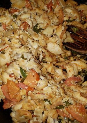 A picture of Pollo a la mexicana.