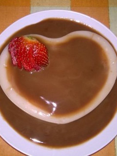 Foto resep Puding Yoghurt Strawberry Vla Cokelat