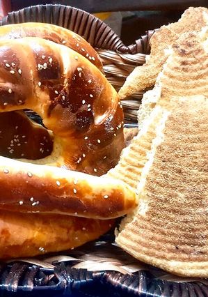 صورة لوصفة بعجينة واحدة ديري مطلوع و خبز الكوشة
