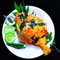 A picture of Pomfret fry.