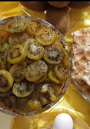 عکسی از دستور مربای کیوی
