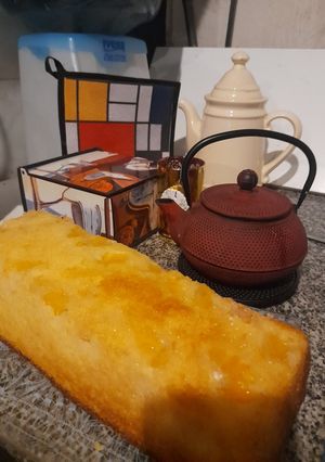 Una foto de Budín de mandarinas