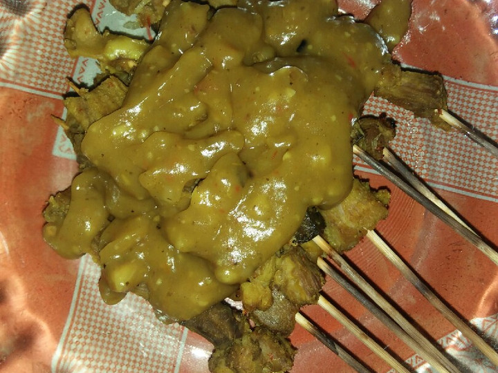 Ternyata begini lho! Resep buat Sate daging hidangan Lebaran  enak